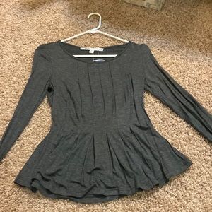 Black wavy shirt for under sweaters